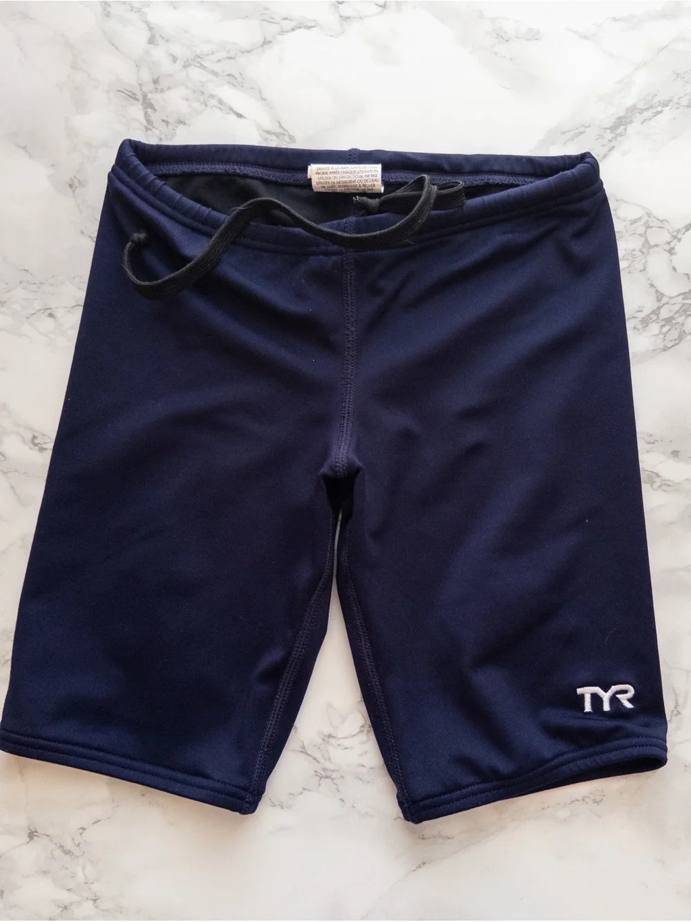 GUC TYR 22 Durafast boys swim jammer navy